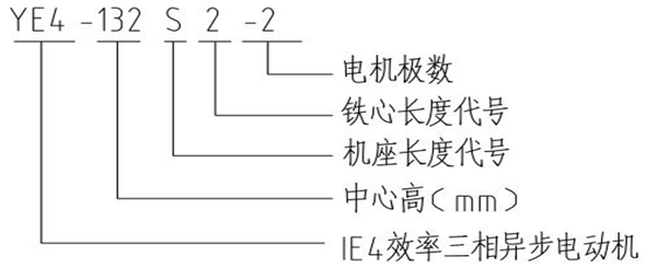 西安泰富西玛YE4系列超超高效节能三相异步电动机型号说明